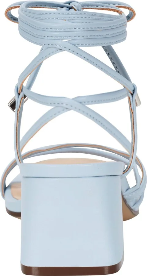 Platino Faux Leather Block Heel Sandal - Image 2