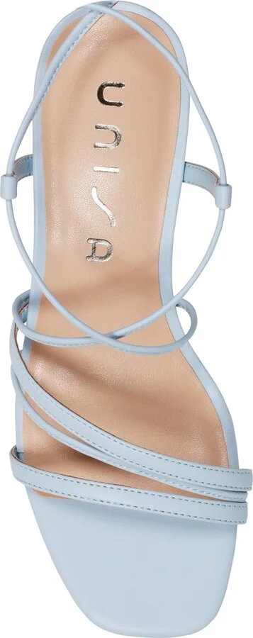 Platino Faux Leather Block Heel Sandal - Image 4
