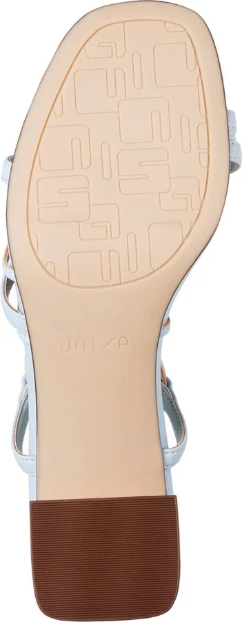 Platino Faux Leather Block Heel Sandal - Image 5