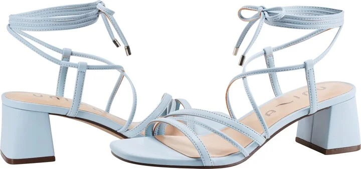 Platino Faux Leather Block Heel Sandal - Image 7