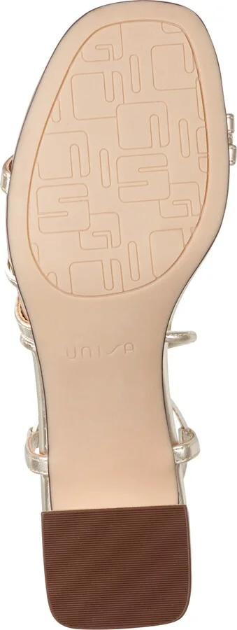 Platino Faux Leather Block Heel Sandal - Image 11