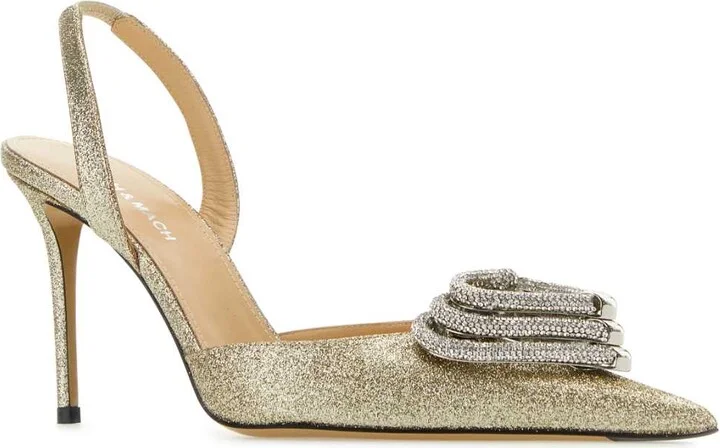 Platinum Fabric Pumps - Image 2