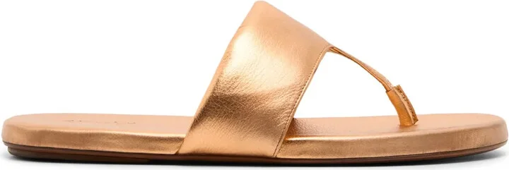 Platinum Foil Sandals