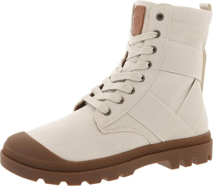 Platon Womens Lace-Up Man Made Combat & Lace-Up Boots