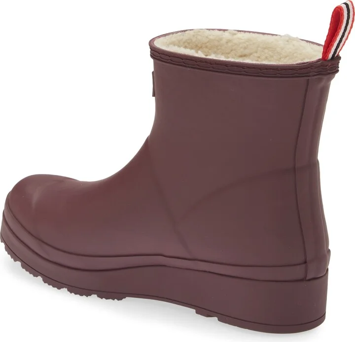 Play Short Faux Shearling Lined Waterproof Rain Boot - Image 7