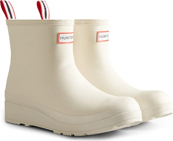 Play Short Faux Shearling Lined Waterproof Rain Boot