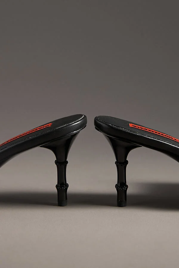 Playa Bamboo Mule Heels - Image 4