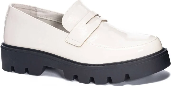 Playback Loafers Women's US 7.5 Cream Leather Slip-On KHD598