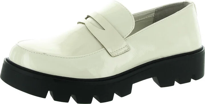 Playback Womens Padded Insole Patent Loafers