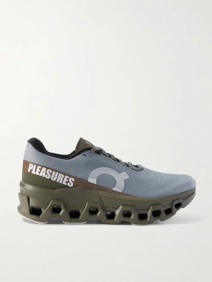 + PLEASURES + The Loop Cloudmonster 2 Rubber-Trimmed Mesh Running Sneakers