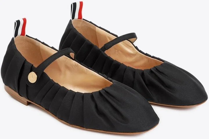 Pleated Ballet Flats - Image 2