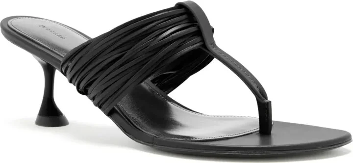Pleated-Detail Heeled Sandals - Image 2