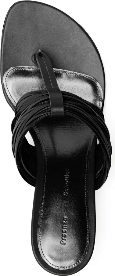 Pleated-Detail Heeled Sandals - Image 4