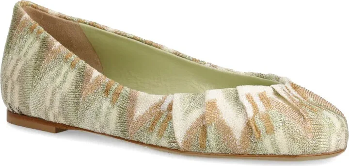 Pleated-Front Ballerinas - Image 2