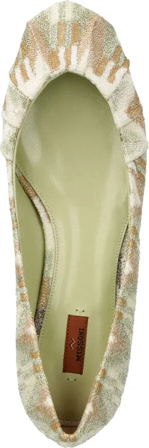 Pleated-Front Ballerinas - Image 4