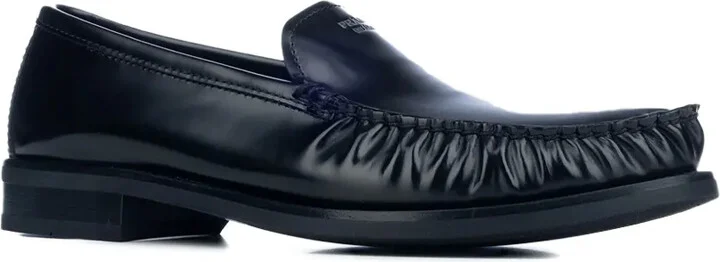 Pleated Leather Loafers - Image 2