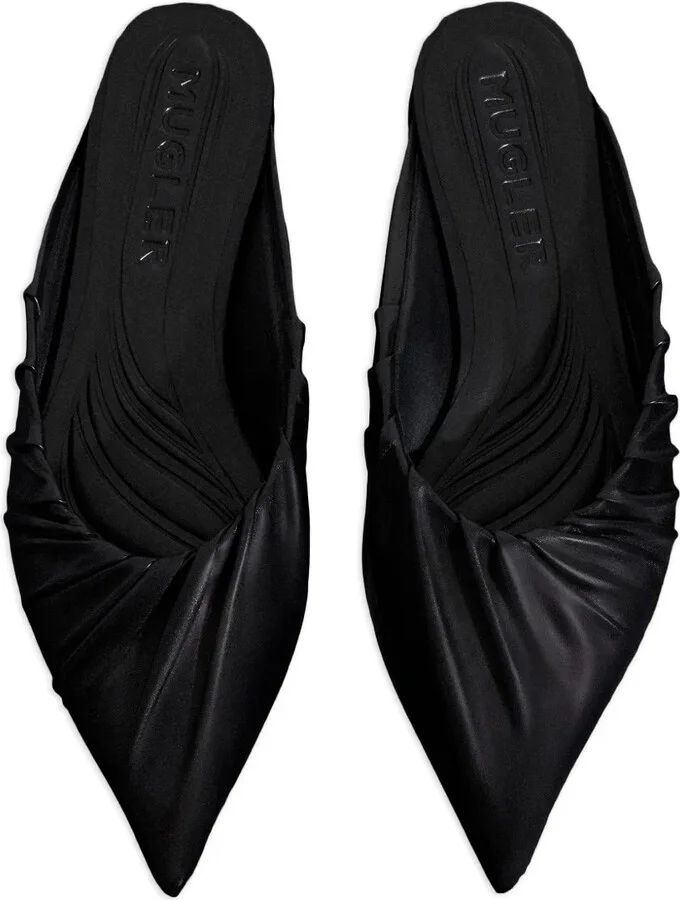Pleated Point-Toe Flats - Image 4