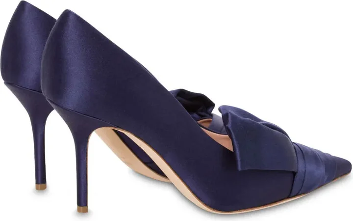 Pleated Satin Pumps - Image 3