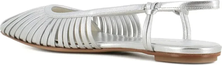 Pleated Slingback Flats - Image 3
