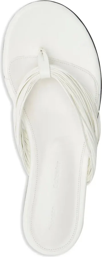 Pleated-Strap Flat Sandals - Image 4