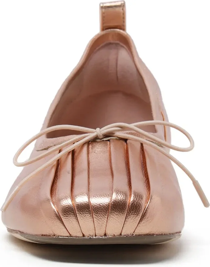 Pleated Toe Ballerina Shoes - Image 4