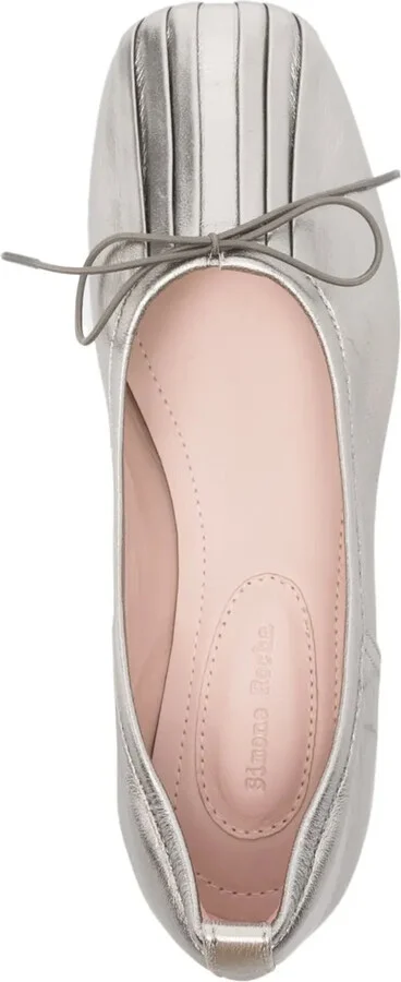 Pleated Toe Ballerina Shoes - Image 4