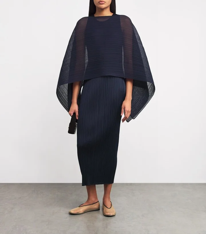Pleats Please Issey Miyake New Colorful Basics 4 Midi Dress - Image 2