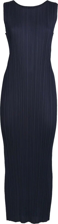 Pleats Please Issey Miyake New Colorful Basics 4 Midi Dress