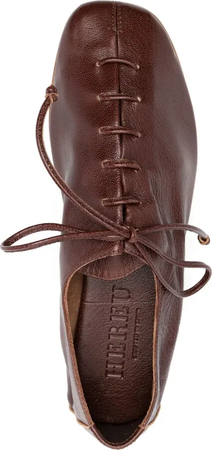 Plegada leather Derby shoes - Image 4