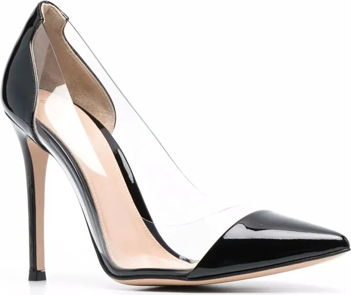 Plexi 105mm patent leather pumps - Image 2