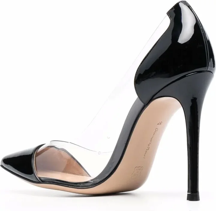 Plexi 105mm patent leather pumps - Image 3