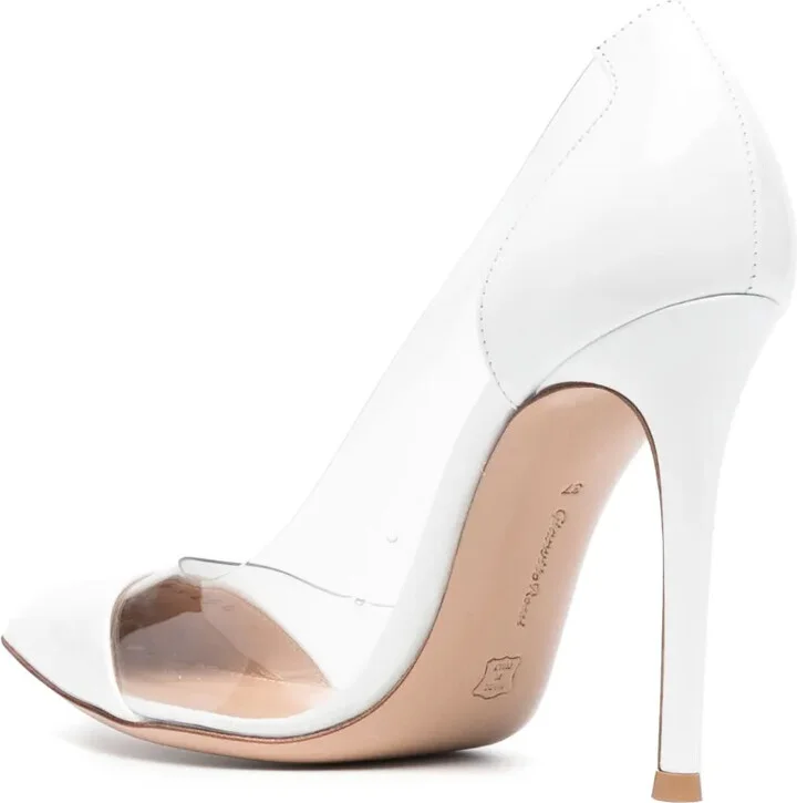Plexi 105mm patent leather pumps - Image 3
