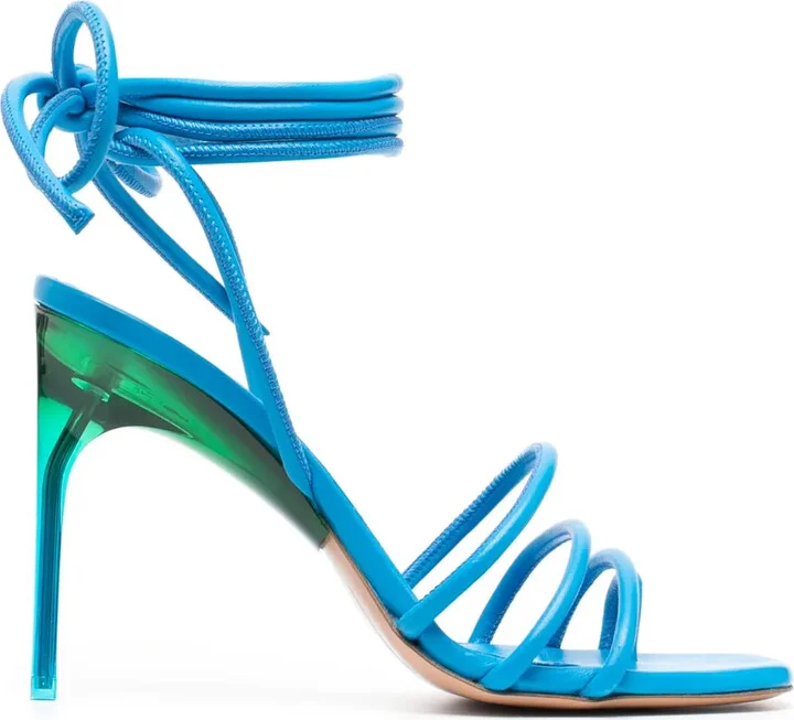 Plexi 110mm ankle-strap sandals