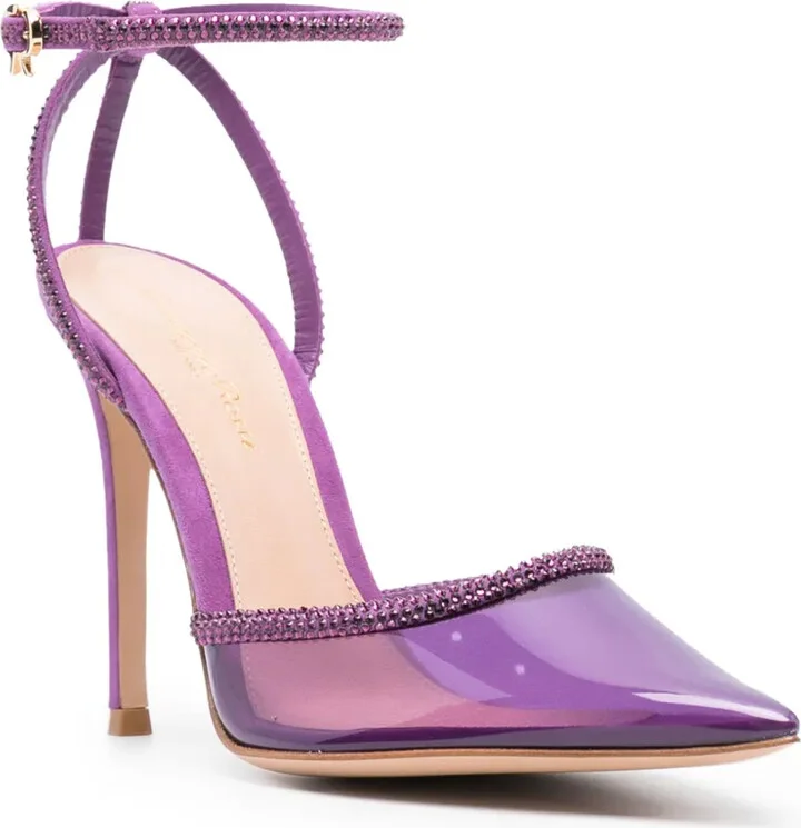 Plexi 110mm crystal-embellished pumps - Image 2