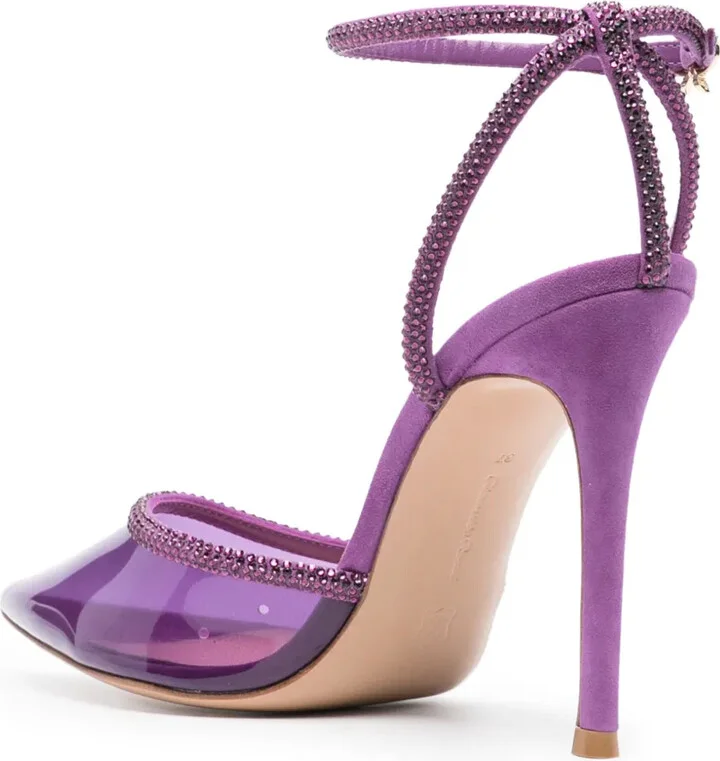 Plexi 110mm crystal-embellished pumps - Image 3