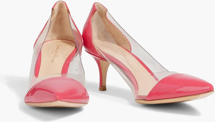 Plexi 55 patent-leather and PVC pumps - Image 5