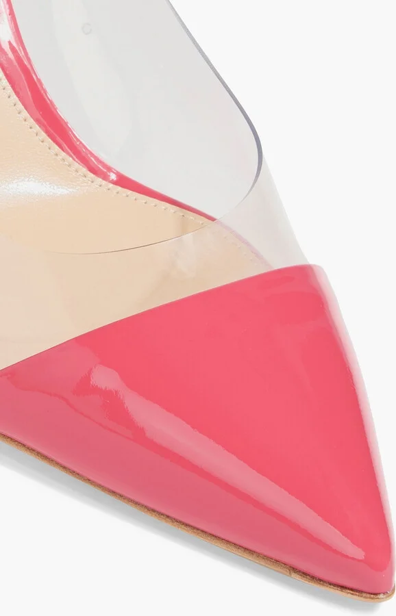 Plexi 55 patent-leather and PVC pumps - Image 7