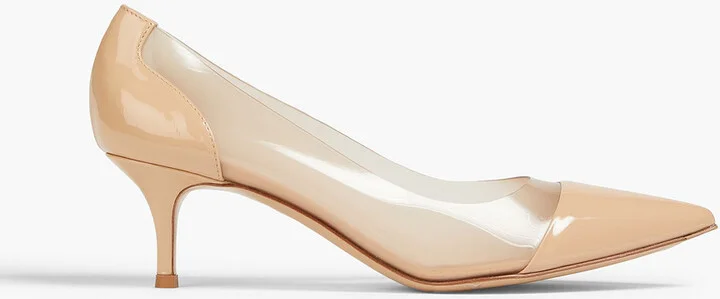 Plexi 55 patent-leather and PVC pumps