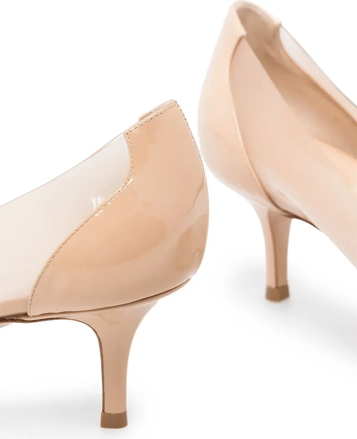 Plexi 55mm patent leather pumps - Image 2
