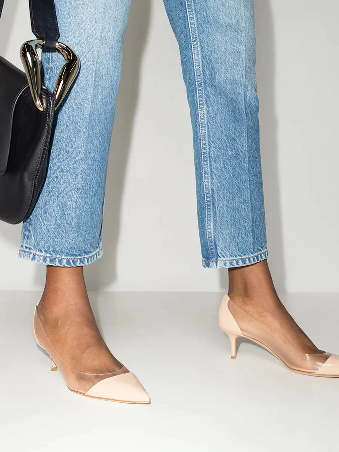 Plexi 55mm patent leather pumps - Image 3