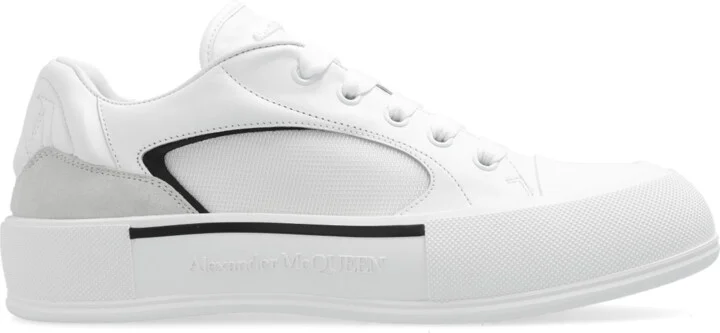 ‘Plimsoll‘ Sneakers, , - White