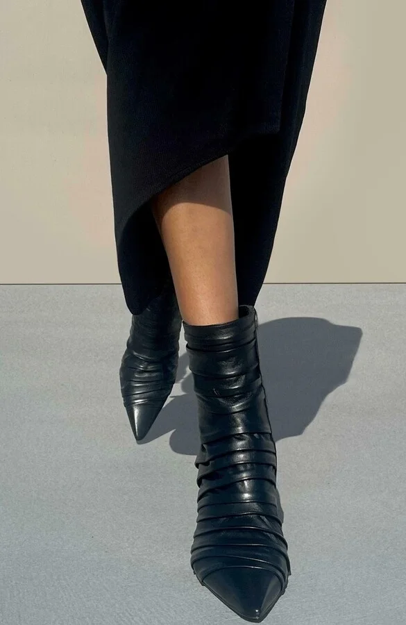 Plisse Ankle Boot - Image 3