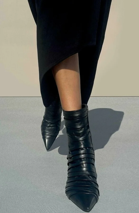 Plisse Ankle Boot - Image 4