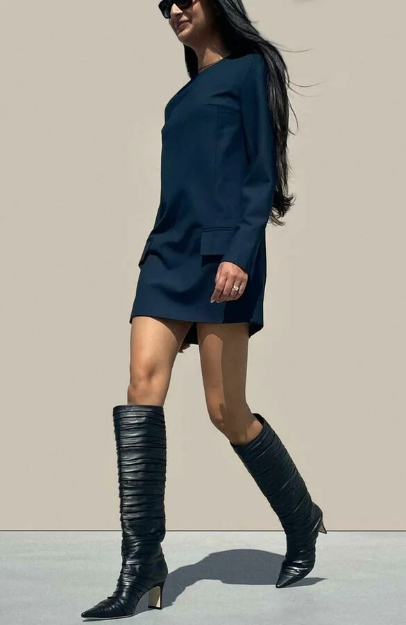 Plisse Knee Boot - Image 3