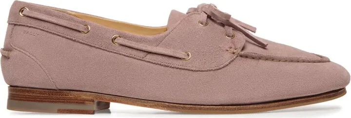 Plume boat shoes