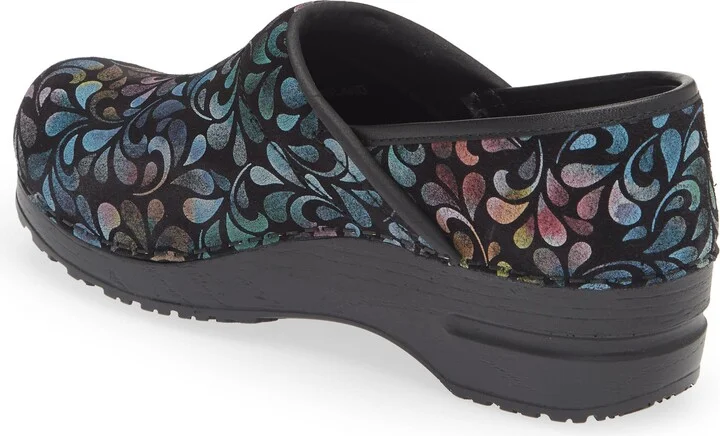 Plume Floral Print Clog - Image 8