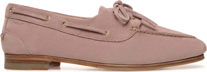 Plume leather loafers