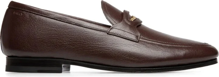 Plume leather loafers