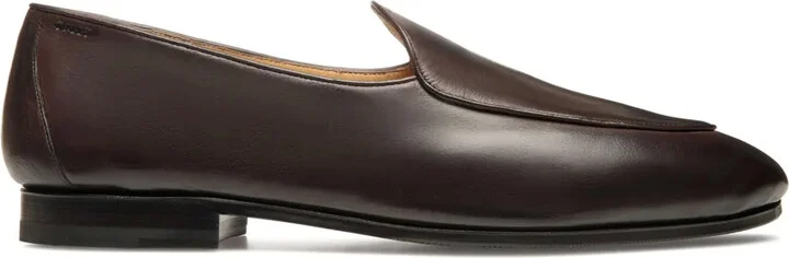 Plume leather loafers