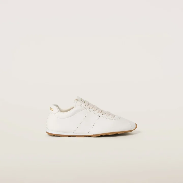Plume nappa leather sneakers - Image 2